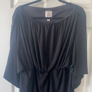 Black short casual or cocktail dress